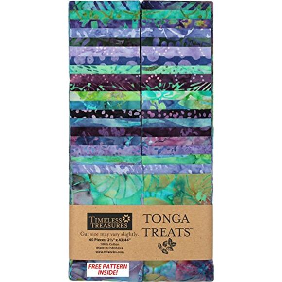 Tonga Treats Jamboree Batik Jelly Roll by Timeless Trends - Picture 4 of 5